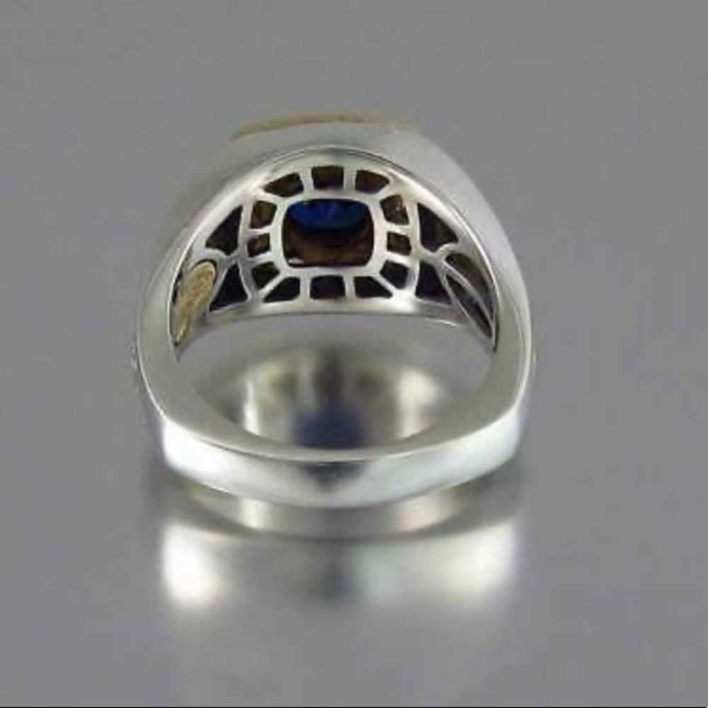 NEW 925 Two tone Ring - Picture 7 of 9